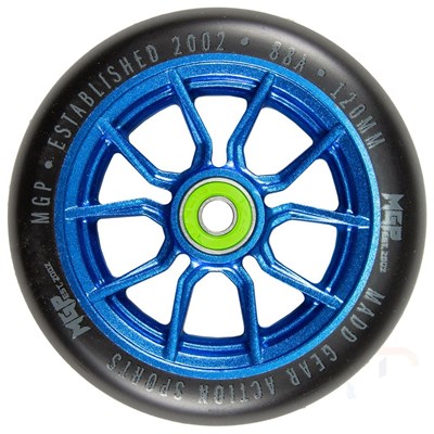 MFX Syndicate AR120 Scooter Wheels (Pair) - Blue/Black