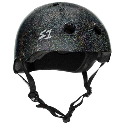 Mega Lifer Helmet - Black Gloss Glitter