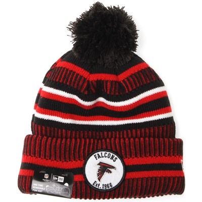NFL Sideline Bobble Knit 2019 Home Game Beanie - Atlanta Falcons