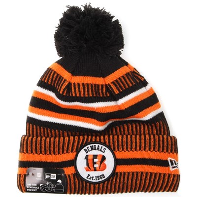 NFL Sideline Bobble Knit 2019 Home Game Beanie - Cincinnati Bengals