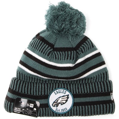 NFL Sideline Bobble Knit 2019 Home Game Beanie - Philadelphia Eagles