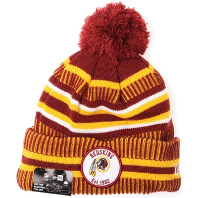 NFL Sideline Bobble Knit 2019 Home Game Beanie - Washington Redskins
