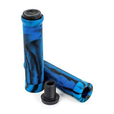 Pro Swirl Scooter/BMX Bar Grips - Blue