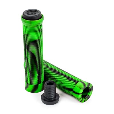 Pro Swirl Scooter/BMX Bar Grips - Green