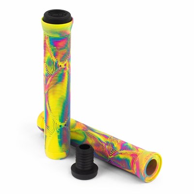 Team Swirl Scooter/BMX Bar Grips - Tropical