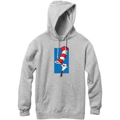 Dr Seuss Cat Trick Pullover Hoody - Heather Grey