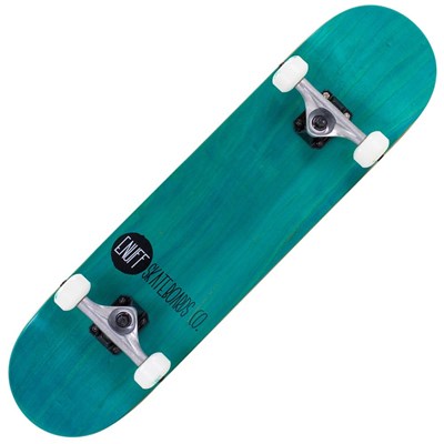 Logo Stain Teal 8inch Complete Skateboard