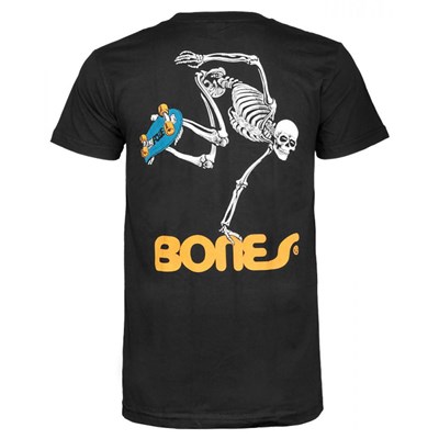 Skateboard Skeleton S/S T-Shirt - Black