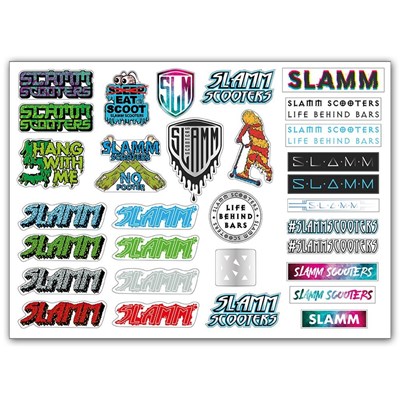 A3 Scooter Sticker sheet