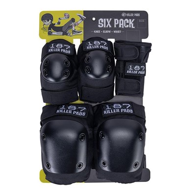 Adult Six Pack Set - Black