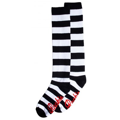 20'' Knee High Socks - Black/White