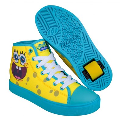 Hustle SpongeBob Light Yellow/Deep Aqua/ Seaweed Heely Shoe
