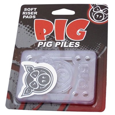 Piles Shock Pad Soft Risers 1/8 inch Clear