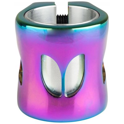 Altus 2 bolt Scooter Clamp With Shim - Neo Chrome