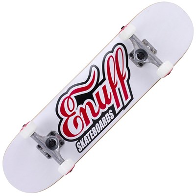 Classic Logo Mini 7.25inch Complete Skateboard - White