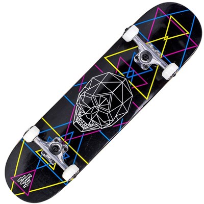 Geo Skull CMYK 8inch Complete Skateboard
