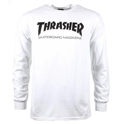 Skate Mag L/S T-Shirt - White