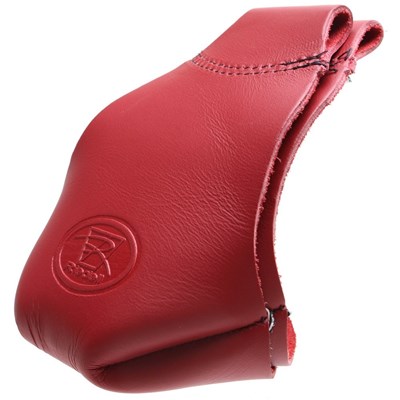 Pro Fit Leather Toe Caps - Red