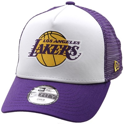 Kids Team Colour Block Trucker Cap - LA Lakers