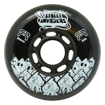 Street Invaders 2 Freestyle Inline Wheel - Black