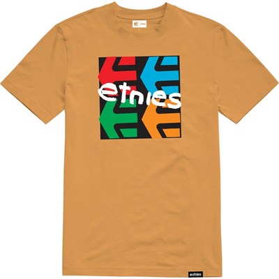 Four Square S/S T-Shirt - Gold