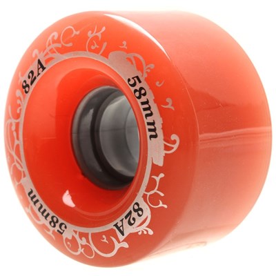 Gummy 58mm Rose Quad Roller Skate Wheels