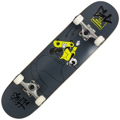 Skully Black 7.75inch Complete Skateboard