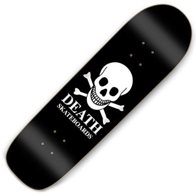 OG Skull Black 8.75inch Pool Skateboard Deck - Scratched