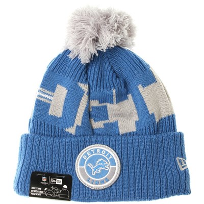 NFL Sideline Bobble Knit 2020 Home Game Beanie - Detroit Lions