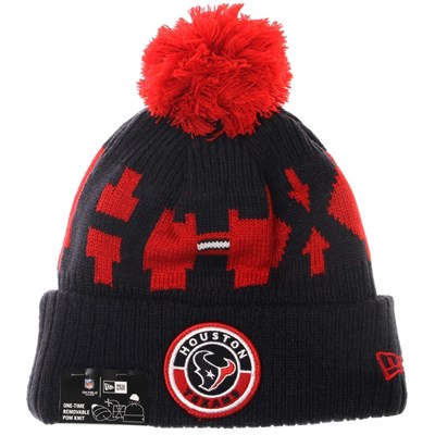 NFL Sideline Bobble Knit 2020 Home Game Beanie - Houston Texans