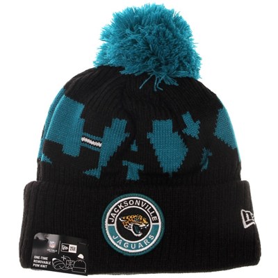 NFL Sideline Bobble Knit 2020 Home Game Beanie - Jacksonville Jaguars