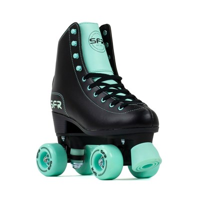 Figure Quad Roller Skates - Black/Green