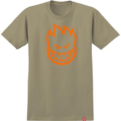 Bighead S/S T-Shirt - Sand/Orange