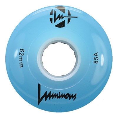 Luminous 62mm 85a Roller Skate Wheel - Blue