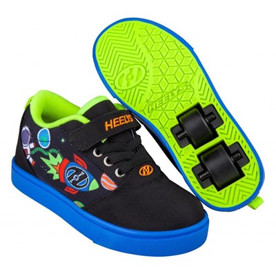 Pro 20 X2 Black/Blue/Olympic Yellow Space Kids Heely X2 Shoe Pro 20 X2 Black/Blue/Olympic Yellow Space Kids Heely X2 Shoe