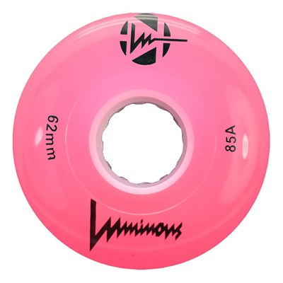 Luminous 62mm 85a Roller Skate Wheel - Pink
