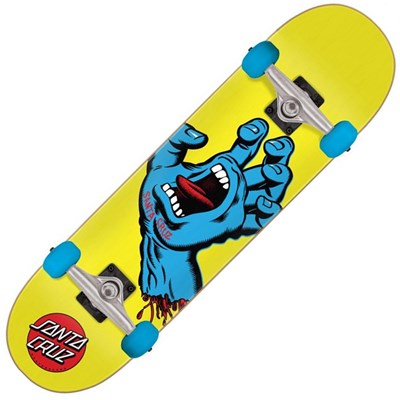 Screaming Hand Multi 7.75 Complete Skateboard - Yellow