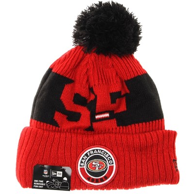 NFL Sideline Bobble Knit 2020 Reverse Beanie - San Francisco 49ers