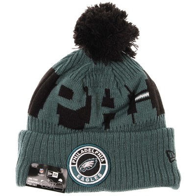 NFL Sideline Bobble Knit 2020 Reverse Beanie - Philadelphia Eagles