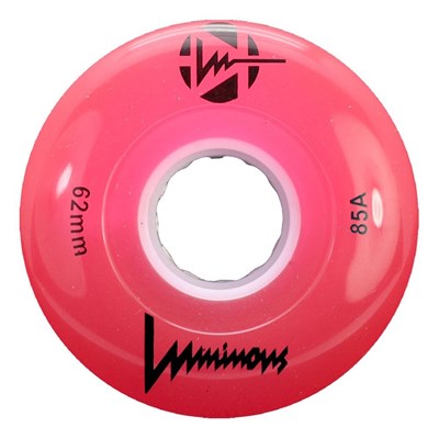 Luminous 62mm 85a Roller Skate Wheel - Red