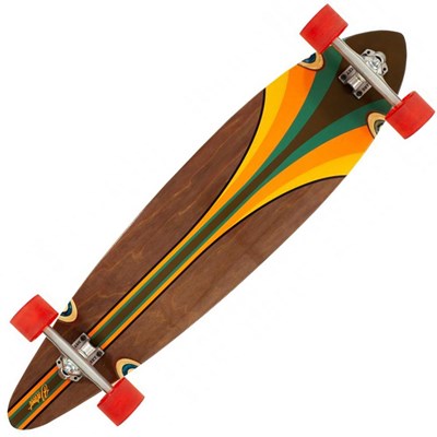 Malibu Complete Pintail Longboard - Multi