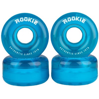 Disco Clear Blue Quad Roller Skate Wheels