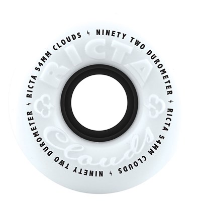 Clouds 54mm 92A White/Black Wheel