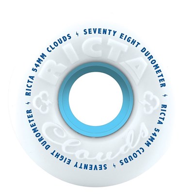 Clouds 54mm 78A White/Blue Wheel