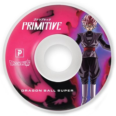 Goku Black Rose Swirl Skateboard Wheels - 54mm