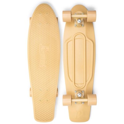 Complete Nickel 27inch Plastic Skateboard - Staple Bone