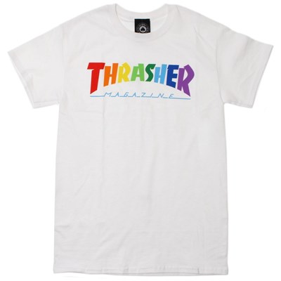Rainbow Mag S/S T-Shirt - White