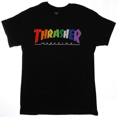 Rainbow Mag S/S T-Shirt - Black