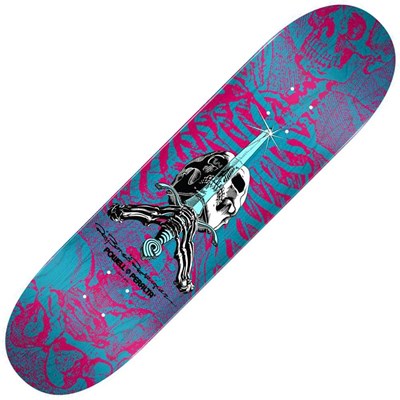 Peralta Skull & Sword #245 8.75inch Skateboard Deck - Pink