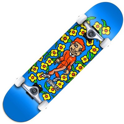 Team Sweatpants Md 7.75inch Complete Skateboard - Blue